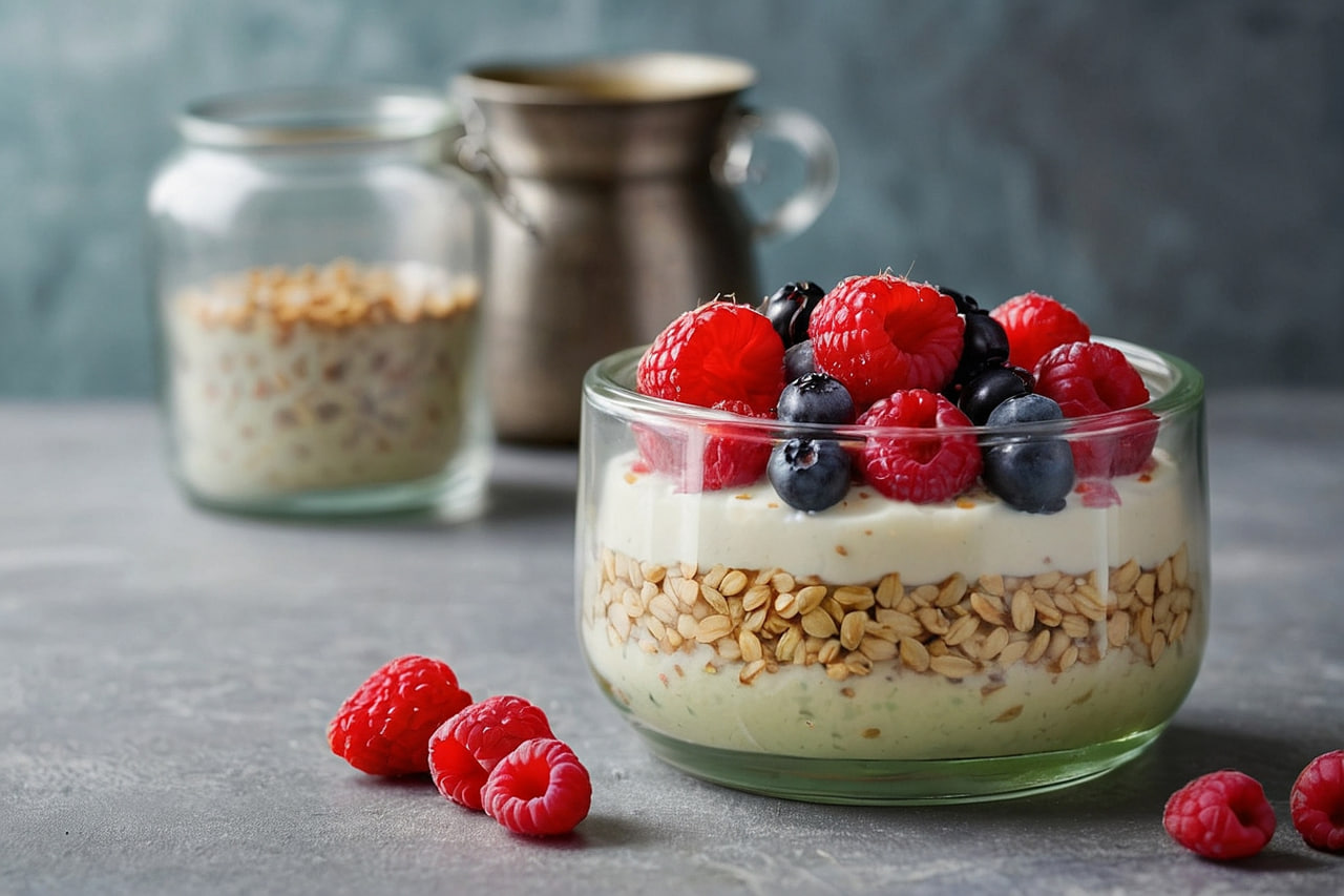 Quick nutritious breakfast bowl